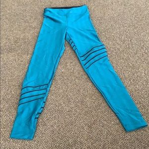 Teal leggings